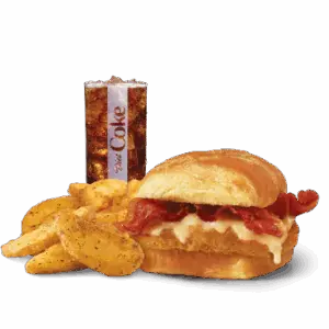 Wendy’s Breakfast Menu with Prices (Updated Jan 2026) 2 Maple Bacon Chicken Croissant Combo (1)