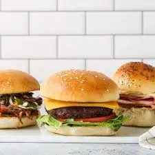 Bacon Double Stack 3 Sandwich Bun