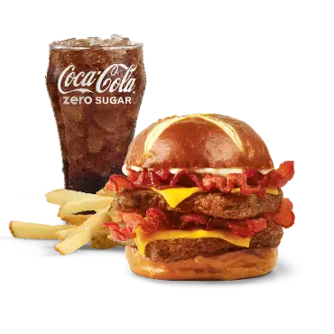 Pretzel Baconator 1 Pretzel Baconator